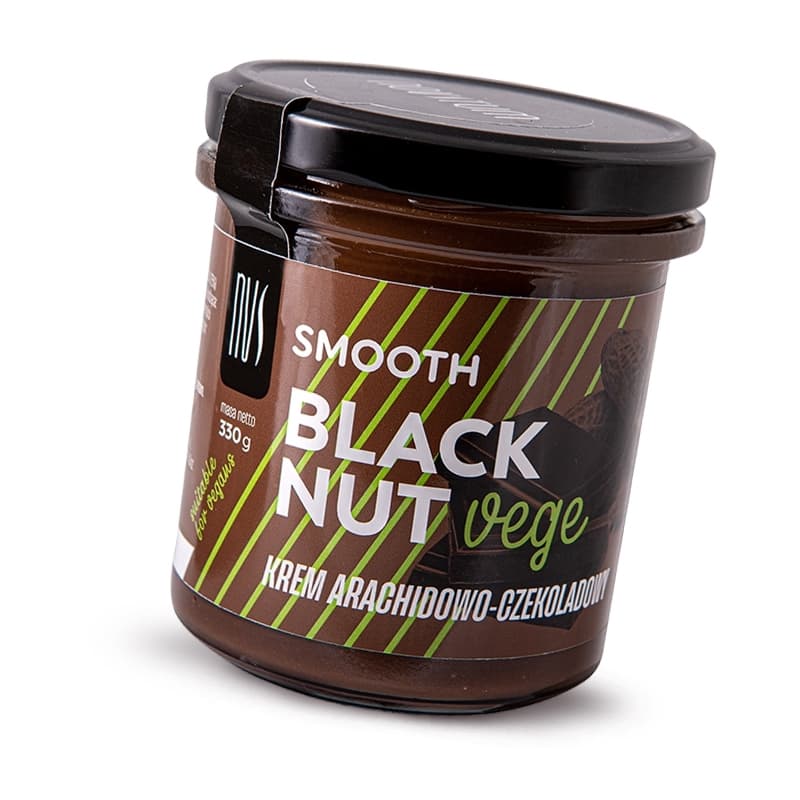 Krem Arachidowo Czekoladowy Black Nut VEGE Smooth