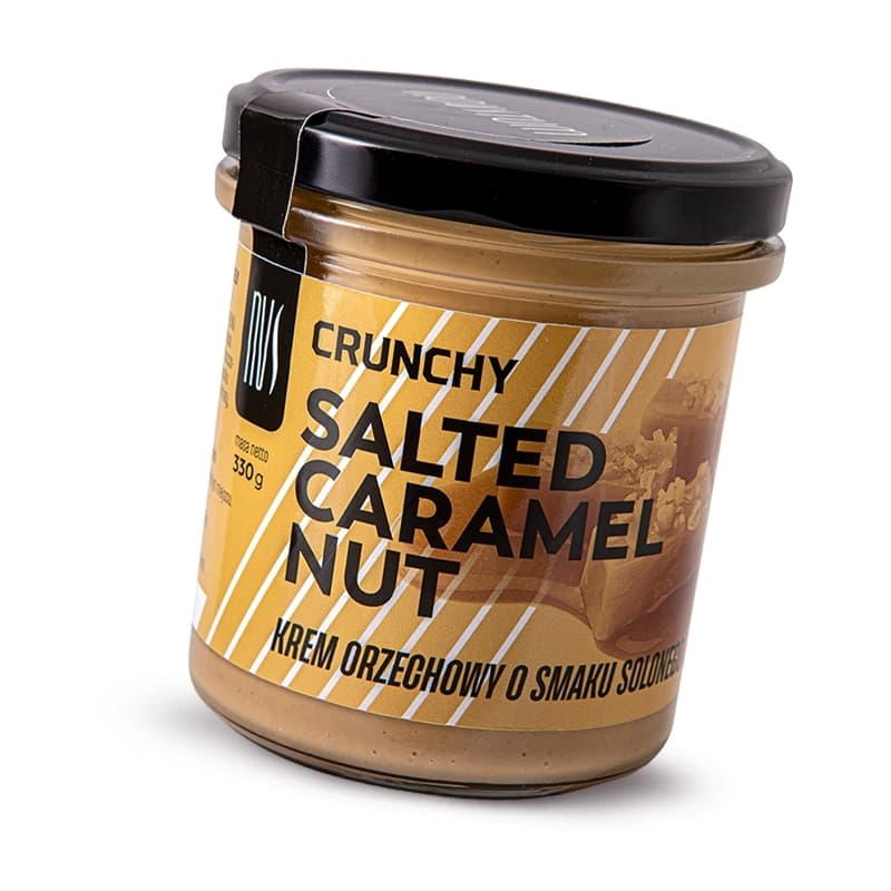 Krem Orzechowy Solony Karmel Salted Caramel Nut Crunchy