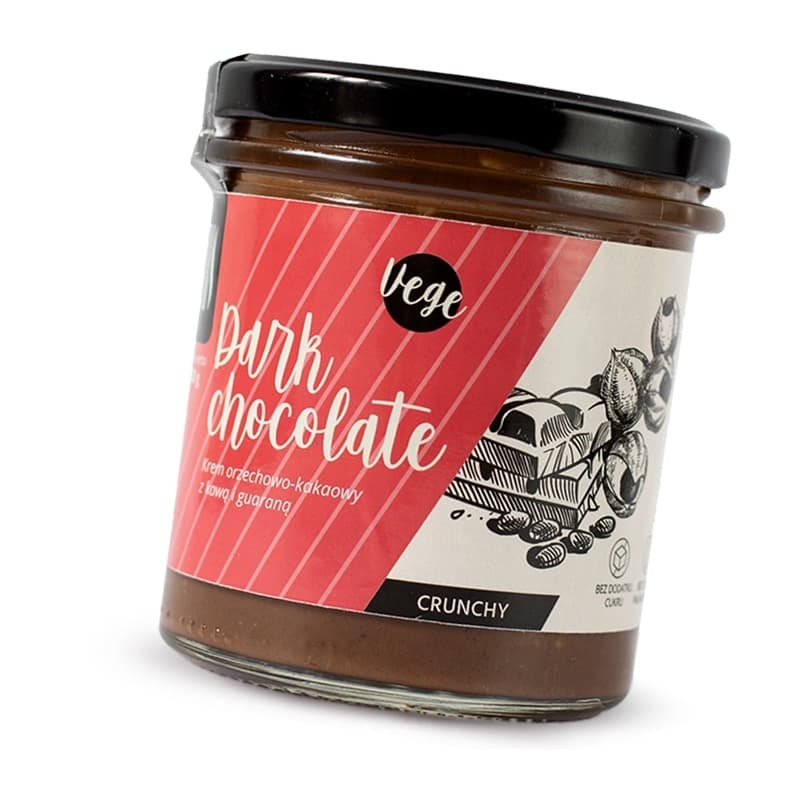 Krem Orzechowo-Kakaowy Dark Chocolate Crunchy VEGE